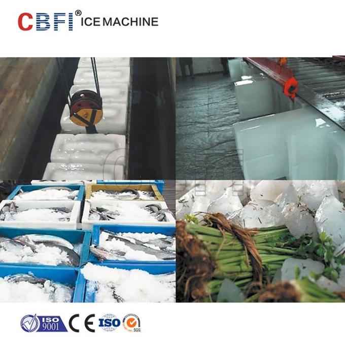 Commercial Water Cooling Ice Block Machine for Fishery CE Certification