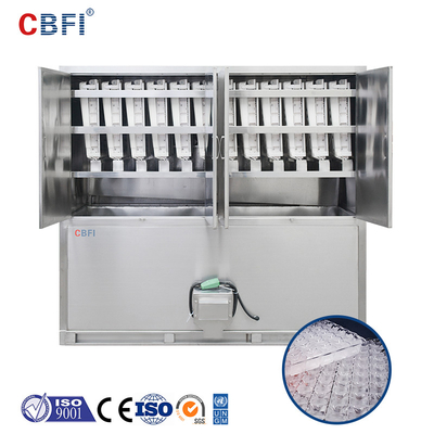 Customized Ice Cube Machine CBFI Sufficient Ice Production 3000kgs / 24 Hours