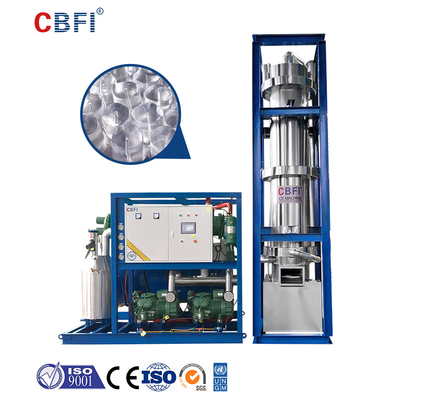 Commercial Clear Big 20000kg Tube Ice Making Machine With Compressor