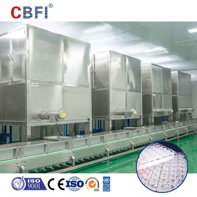 Stainless Steel  Ice Cube Machine Industrial Cube Ice Production Plant