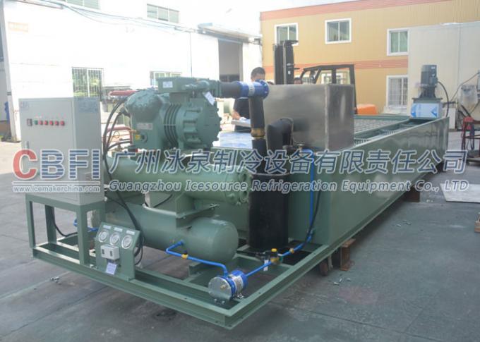Energy Saving Block Ice Machine Coil Pipe Evaporator with German Bitzer Compressor