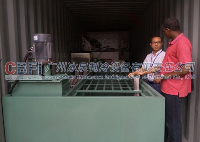 Energy Saving Block Ice Machine Coil Pipe Evaporator with German Bitzer Compressor