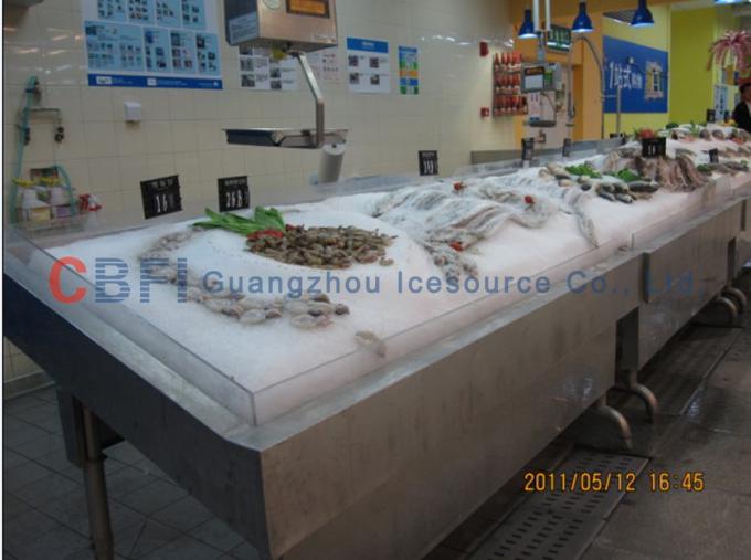 Fast Industrial 1 Ton Flake Ice Making Machine For Fish Fresh Keeping
