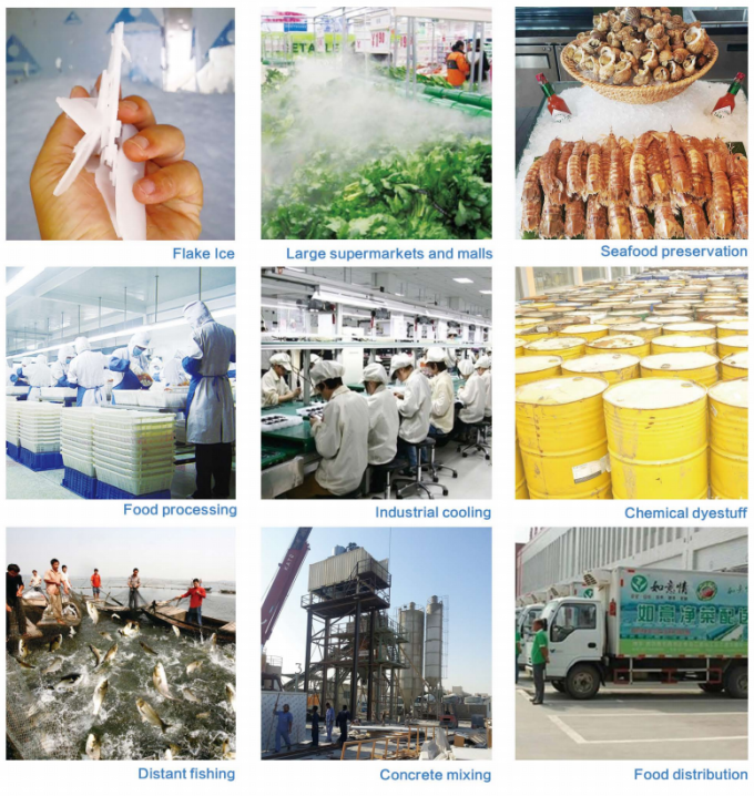 product-1-1 Automatic flake ice plant installed in the boat for fishery with cover and ice bin