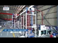 10 Ton Solid Tube Ice Machine Diameter 45mm Clear Ice