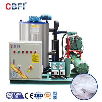 3 Tons Energy Saving Automatic Seawater Flake Ice Machine For Fishery
