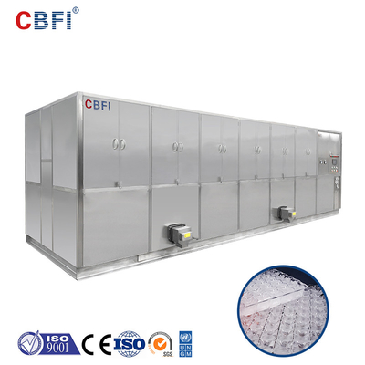 Stainless Steel Ice Cube Machine 20 Tons , Ice Maker Machine With LG Electrical Components