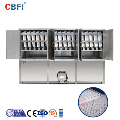 1000 ~ 20000Kgs / 24H Industrial Ice Cube Making Machine , Ice Makers Machines For Cold Drink