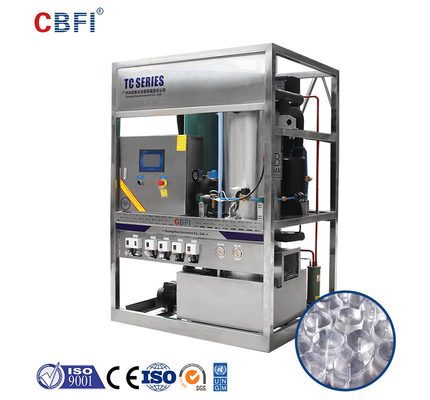Automatic Clear Ice Making Machines 3 Ton Industrial Tube Ice Machine