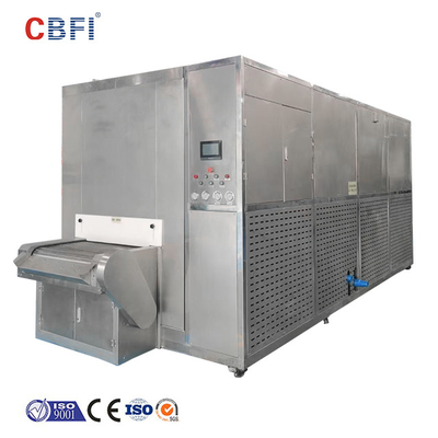 Industrial Vegetables And Fruits Iqf Tunnel Freezer SUS304 100-3000kgh