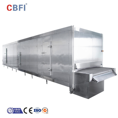 1000KG/H Blast Freezer Tunnel Cold Storage Refrigeration Equipment Frozen Custom Marketing Key