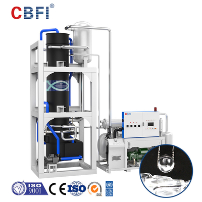 30 Ton Fully Automatic Solid Tube Ice Machine With Easy Operation