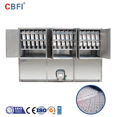 High Performance Ice Cube Machine 38*38*22 Mm Ice Cube Size Low Noise
