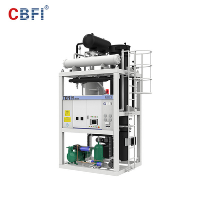 5 Tons Tube Ice Maker With Bin / CBFI Freon Refrigeration System