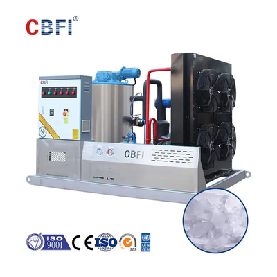 Automatic Flake Ice Machine With Wide Capacity Range Compressor -5.C Ice Temperature