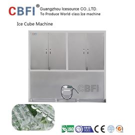 304 Stainless Steel Industrial Ice Cube Making Machine R22 Refrigerant