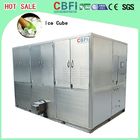 Auto Operation Ice Cube Machine , Industrial Ice Maker 10,000 Kg Daily Capacity