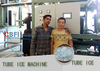 10 Ton / Daily Ice Tube Machine With Freon R22 R404a Refrigerant 200-600V