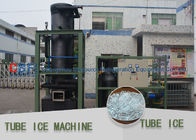 Human Edible Ice Tube Machine For Drinks , Wines Cooling 5 Tons Per Day