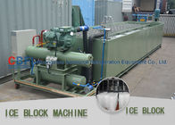 Water Cooling / Air Cooling Block Ice Making Machine With Ice Crusher 380v