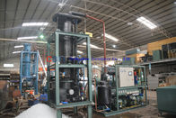 10 Ton Per Day Ice Tube Machine With Cold Room , Water Cooling