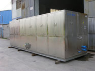 R404a Refrigerant 10 Ton Ice Cube Machine For Restaurant , Supermarket