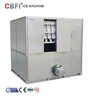 Stainless Steel Automatic 3 Ton Cube Ice Machine Energy Saving