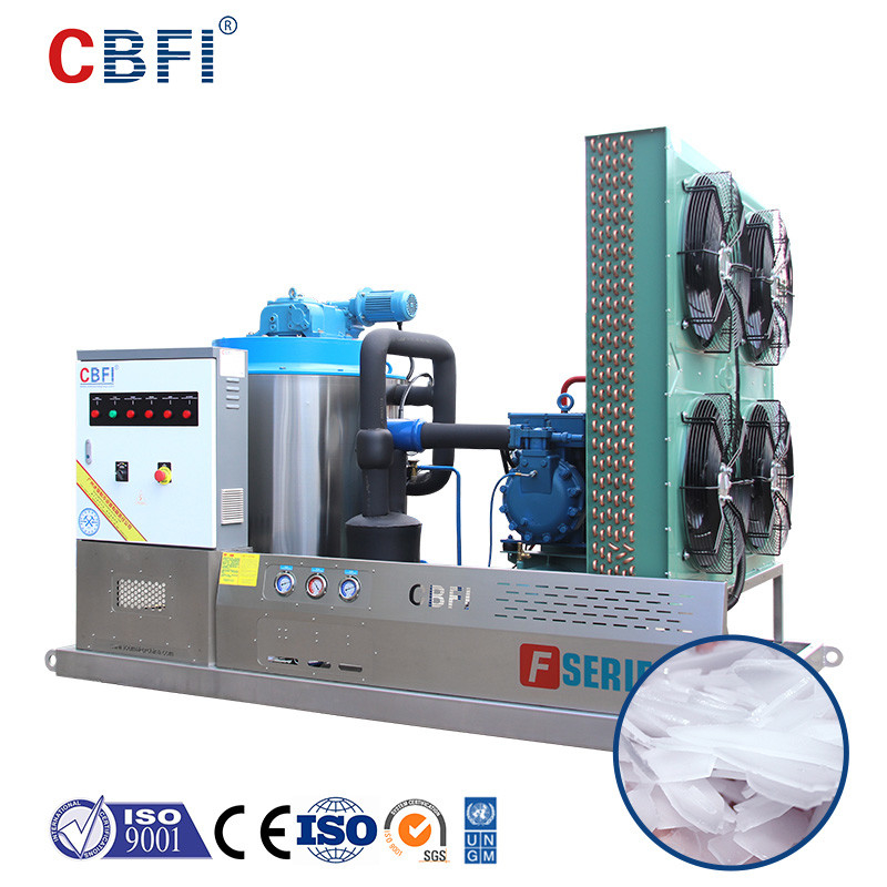 5 Tons Per Day Containerized Ice Flake Making Machine R22 Refrigerant