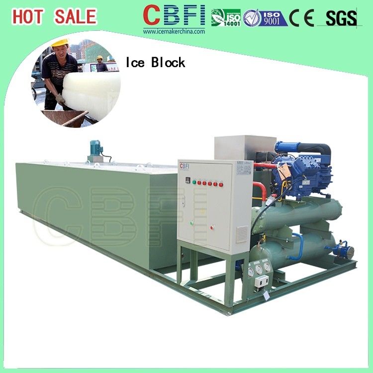 Germany  Compressor Ice Block Machine With PLC Controller