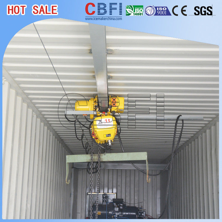 High Output Commercial Ice Block Maker Machine With 20 Ft 40 Ft Container