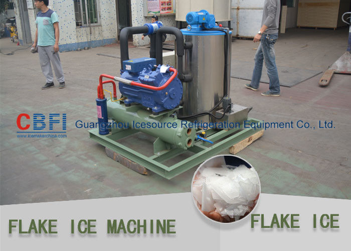 20 Tons Flake Ice Machine Stainless Steel Evaporator For Concrete Processing