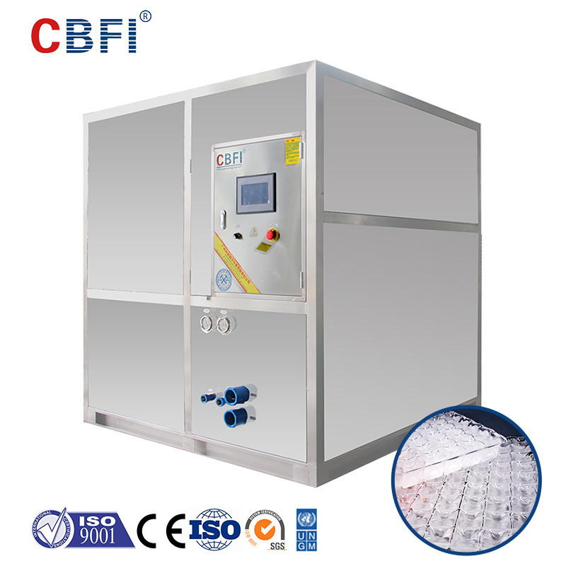 2 Tons Commercial Original CBFI Cube Ice Machine From Machine Inventor For Africa Countries  For Hot Weather Area
