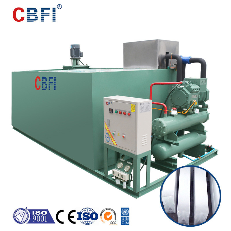 CBFI 2 Ton Freon System Ice Block Machine With Video Power Saving