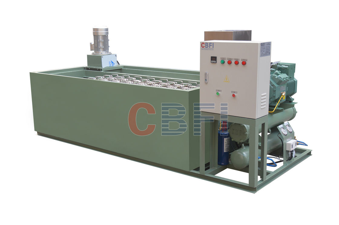 R22 Refrigerant 1 Ton Ice Block Machine For Cooling And Freezing