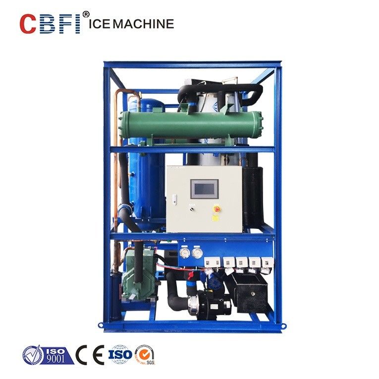 3T Ice Tube Maker Machine With Germany Bitzer Compressor Freon System