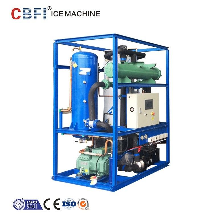 CBFI Water Cooling 1 Ton Ice Tube Machine with Siemens system