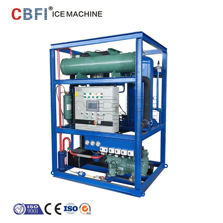 Water Cooling 5 Ton Ice Tube Machine with Germany Bitzer Compressor