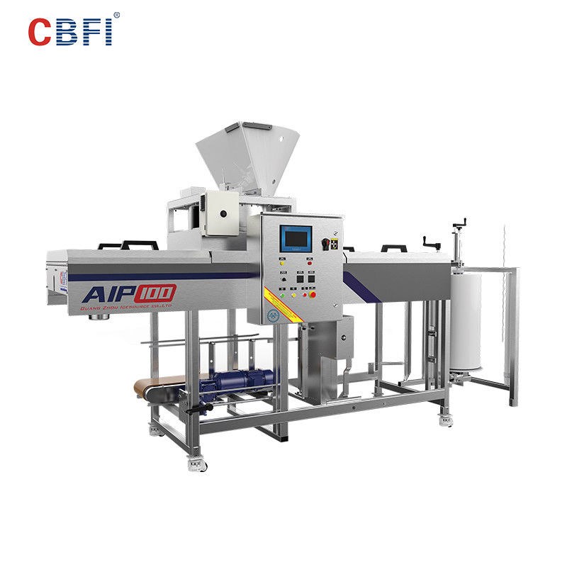 CBFI Easy Operation Edible Ice Packing System Save Labor Cost And Production Cost