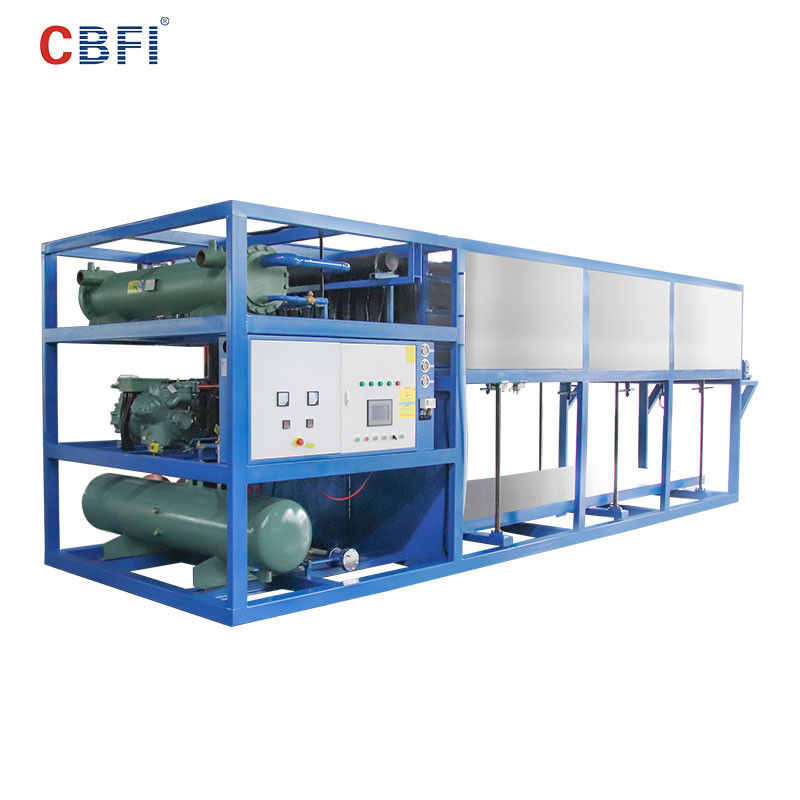 Bitzer / Copeland / Hanbell Compressor Ice Block Machine 10000kg Capacity Per Day