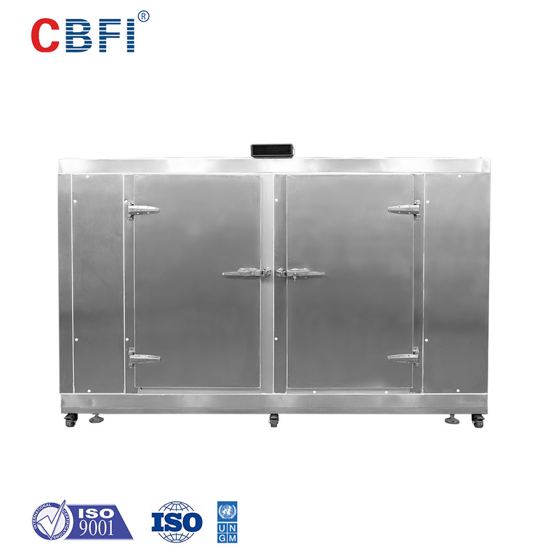 Industrial dual door shock blast chiller / Vertical iqf shrimp freeze equipment air blast freezer