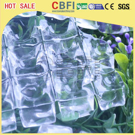 Stainless Steel 304 Ice Cube Making Machine / R507 R404a Refrigerant Commercial Ice Maker