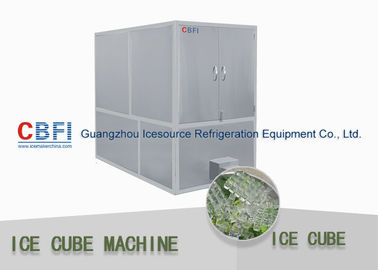 Electricity Saving Large Capacity Ice Cube Machine , 1 Ton Per 24 Hours