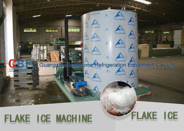 Heavy Duty Flake Ice Machine For Fishery 500kg to 30 ton / 24hrs