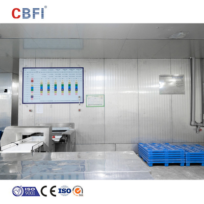 220V 50HZ 380V 50HZ Double Spiral Freezer With 1200mm~4550mm Cage Diameter For IQF Food Processing