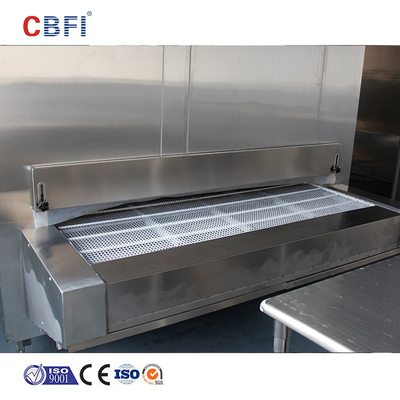 168KW Quick Freezing Machine Commercial Tunnel Blast Chiller Freezer