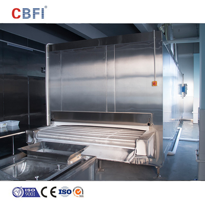 Seafood Multistep Tunnel Freezer Iqf Quick Freezing Tunnel 100Kg/h--2000Kg/h