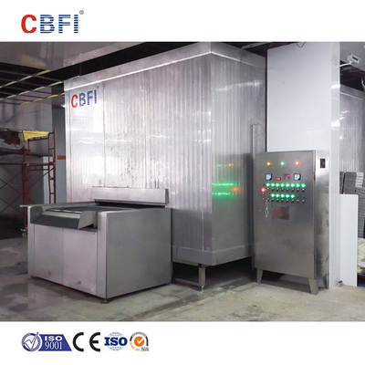 Industrial Vegetables And Fruits Iqf Tunnel Freezer SUS304 100-3000kgh