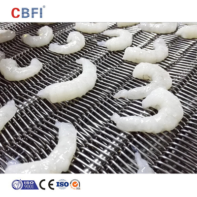 Huge Capacity Double Spiral Freezer Sea Food Making And Processing Iqf Freezing Machine