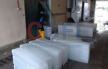 Customized Block Ice Maker Machine 1 Ton - 100 Ton Refrigerant R404a / R507