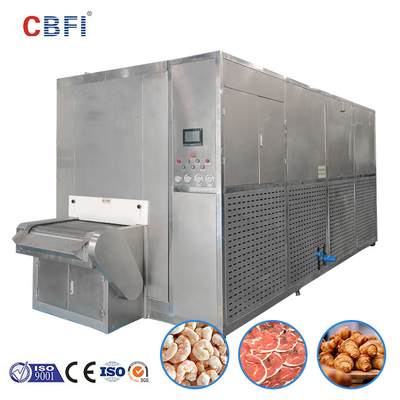 Quick Frozen Blast Freezer Machine French Fries Tunnel Iqf Freezer